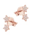 Binary Stars Silver Stud Earring STS-6957